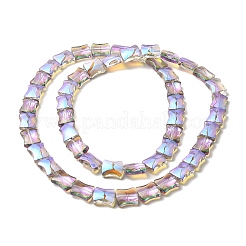 Стеклянные бусины с гальваническим покрытием &nbsp;EGLA-H103-FR06