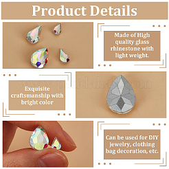 Стеклянные стразы кабошоны&nbsp;RGLA-FG0001-27