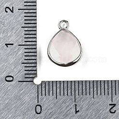 Ограненные подвески из натурального розового кварца&nbsp;G-U019-05P-09