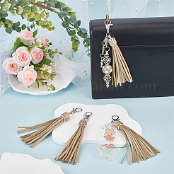 4 шт. подвесные украшения из искусственной кожи&nbsp;AJEW-SC0003-23A