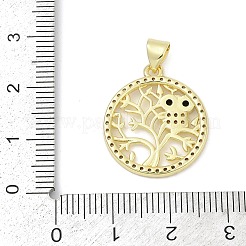 Латунные микро проложить кубического циркония подвески&nbsp;KK-D317-137G