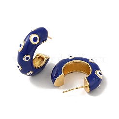 Серьги-гвоздики из латуни с покрытием стойки&nbsp;EJEW-H004-02G-02