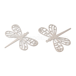 Долговечные филигранные подвески из латуни с покрытием&nbsp;KK-K336-34P