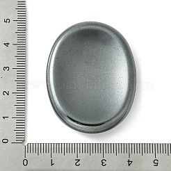 Гальванический синтетический немагнитный гематитовый камень для беспокойства&nbsp;G-H021-02