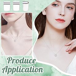 20 шт. латунные плоские приклеиваемые скобы&nbsp;KK-AR0004-31