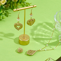 8 шт. 4 стиля полых латунных подвесок&nbsp;FIND-PH0027-30