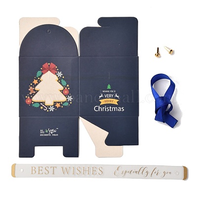 Рождественские складные подарочные коробки CON-M007-01C-1
