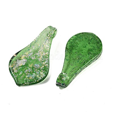 Lampwork большие кулоны&nbsp;FOIL-K003-01D-1