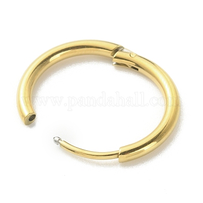 Серьги-кольца Huggie Hoop из хирургической нержавеющей стали 316l для девушек и женщин EJEW-TAC0011-11C-G-1