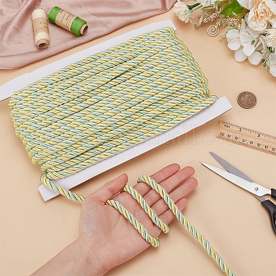 20 ярд двухслойного витого шнура из полиэстера&nbsp;OCOR-WH0086-99B-03-1