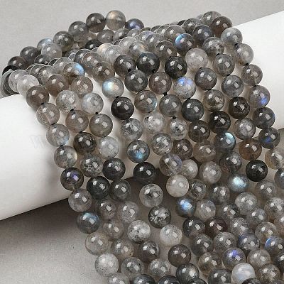 Природные лабрадорита бисер нитей&nbsp;G-Z133-A01-7mm-02-1