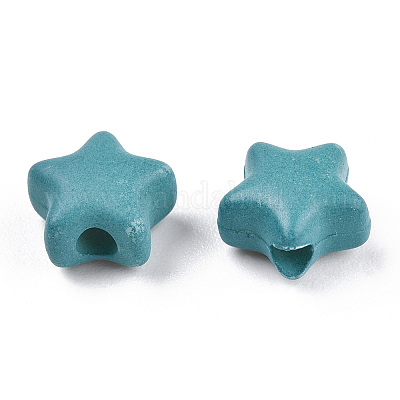 Лакированные бусины из акрила &nbsp;MACR-S373-45-O08-1