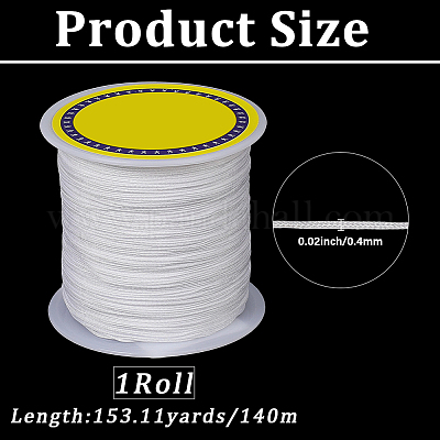 140 м круглый полиэстеровый шнур с китайским узлом&nbsp;WCOR-WH20010-01A-1