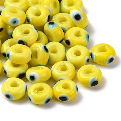 Ручной зло бусины глаз&nbsp;LAMP-F021-01-06-1