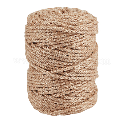 100 м джутовый витой шнур&nbsp;OCOR-WH0078-470A-1