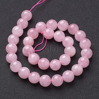 Природного розового кварца нитей бисера&nbsp;GSR12mmC034-1
