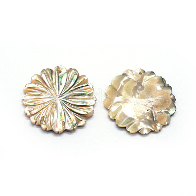 Природные пауа оболочки подвески&nbsp;SSHEL-E564-40A-1