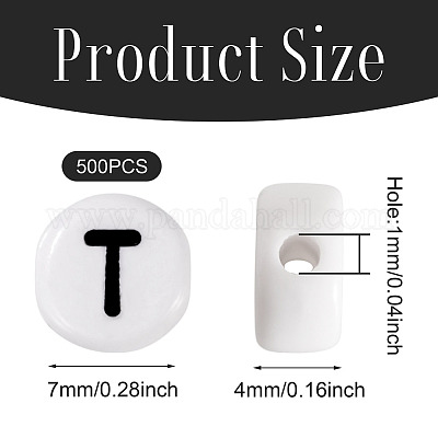 500шт акриловые бусины&nbsp;SACR-TA0001-55T-1