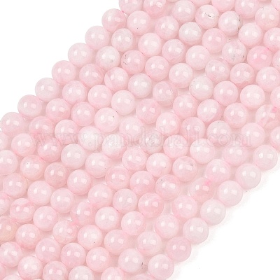 Нити из натурального мадагаскарского розового кварца розового цвета&nbsp;G-F641-01-B-1