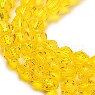 Прозрачные стеклянные бусины&nbsp;GLAA-F029-2mm-22-1