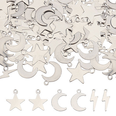 120шт 3 стиля подвески из нержавеющей стали&nbsp;STAS-CA0002-43-1