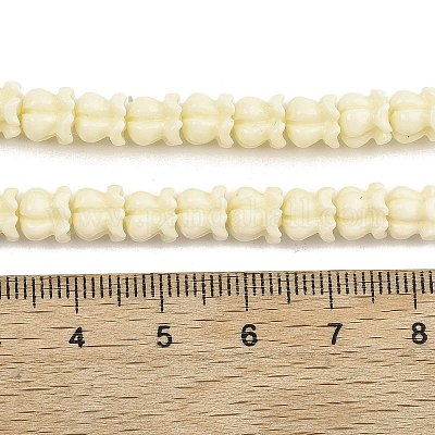 Нити резных бусин из синтетического коралла&nbsp;CORA-C004-04-1