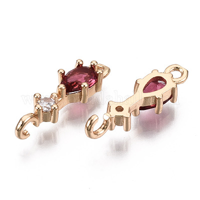 Соединители из латуни с микрочастицами и кубическим цирконием KK-R111-007-A03-1