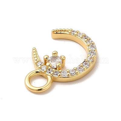 Стойки обшивки латунь микро проложить кубическую прелесть диоксида циркония KK-P230-21G-A-1