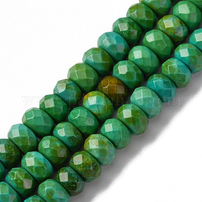 Бусины из натурального магнезита&nbsp;TURQ-P027-29-4x6mm-1