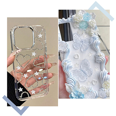 300шт акриловые кабошоны&nbsp;OACR-SP0001-98-1