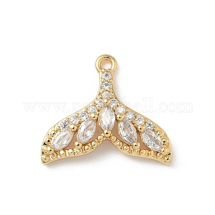 Латунные микро проложить кубического циркония подвески KK-Z136-45G-01-1