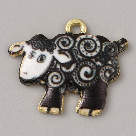 Печатные подвески сплава&nbsp;FIND-WH0422-43B-1