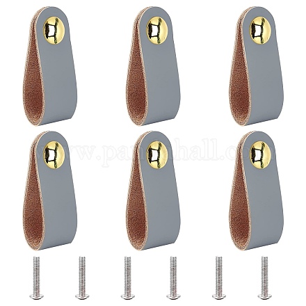 Кожаная ручка&nbsp;LS-DIY-WH0182-19E-1