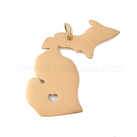 Ионное покрытие (ip) подвески из нержавеющей стали 304 STAS-T038-84G-1