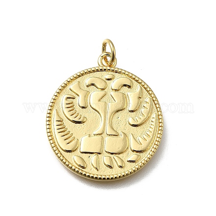 Латунные подвески&nbsp;KK-C090-41G-03-1