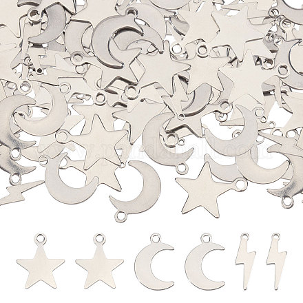 120шт 3 стиля подвески из нержавеющей стали STAS-CA0002-43-1
