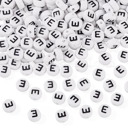 500шт акриловые бусины SACR-TA0001-55E-1