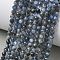 Natural Kyanite/Cyanite/Disthene Beads Strands, Faceted, Round, 4mm, Hole: 0.7mm, about 101pcs/strand, 15.35''(39cm)