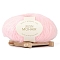 25G Acrylic Fiber Knitting Yarn, for Shawl Scarf Doll Crochet Supplies, Round, Lavender Blush, 1mm