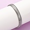 304 Stainless Steel Herringbone Chains Bracelets for Women, Stainless Steel Color, 7-1/4 inch(18.3cm)