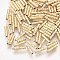 Brass Fancy Cut Beads, Cadmium Free & Nickel Free & Lead Free, Column, Real 18K Gold Plated, 7x1.5mm, Hole: 0.8mm
