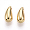 Alloy Charms, Teardrop, Golden, 12x6x6.5mm, Hole: 1.6mm