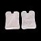 Natural Rose Quartz Gua Sha Boards, Scraping Massage Tools, Gua Sha Facial Tools, 76~77x52~53x5~6mm