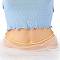 Waist Beads, Acrylic Beaded Stretch Waist Chains for Women, Yellow, 31.65 inch(80.4cm), Beads: 4mm