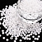 8/0 Opaque Glass Seed Beads, Round Hole, Frosted Colours, Round, White, 3~4x2~3mm, Hole: 0.8mm, about 15000pcs/Pound