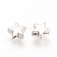 Сплавочные овальные бусины тибетского стиля &nbsp;X-TIBE-S303-92AS-RS