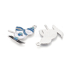 Подвески в виде снеговика из эмалированного сплава для покрытия стеллажей&nbsp;ENAM-T024-78A-P