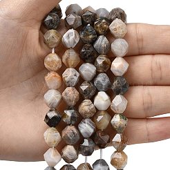 Природные бамбуковых листьев агат бисер нитей&nbsp;G-Z119-A27-03