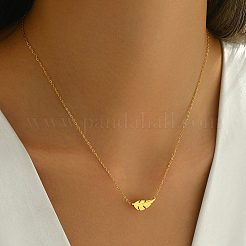 Женские ожерелья с подвесками из перьев из нержавеющей стали&nbsp;SH3868