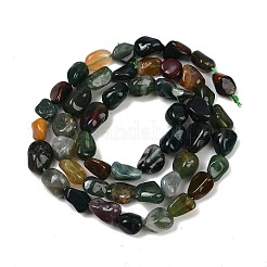 Природного индийского агата бисер нитей&nbsp;G-Q060-D08-02